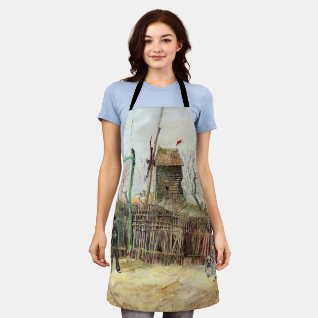 Vincent van Gogh - Street Scene in Montmartre Apron (Worn)