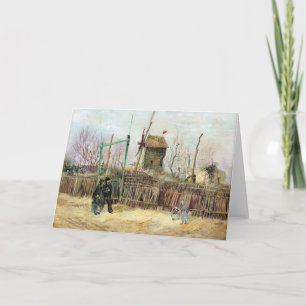 Vincent van Gogh - Street Scene in Montmartre Card
