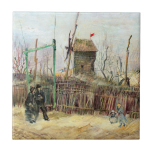 Vincent van Gogh - Street Scene in Montmartre Ceramic Tile
