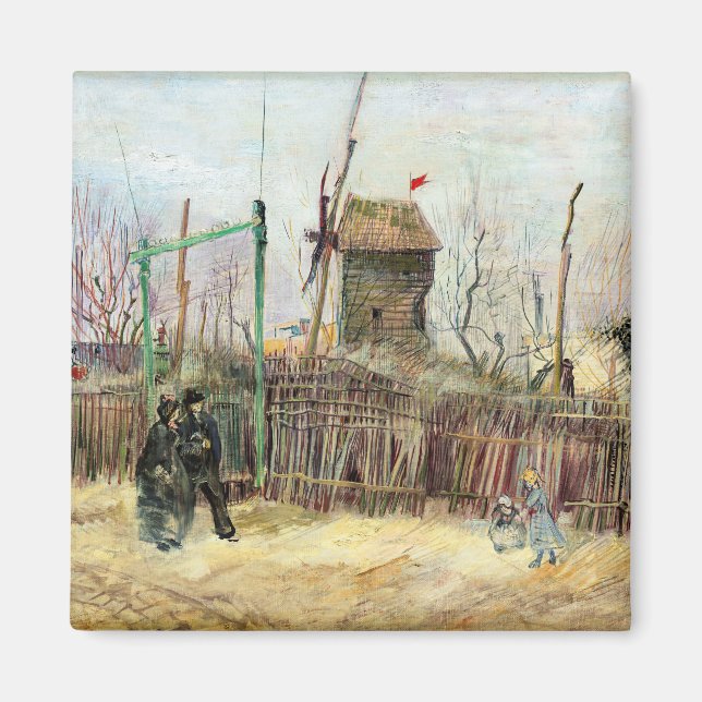 Vincent van Gogh - Street Scene in Montmartre Magnet (Front)