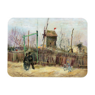 Vincent van Gogh - Street Scene in Montmartre Magnet