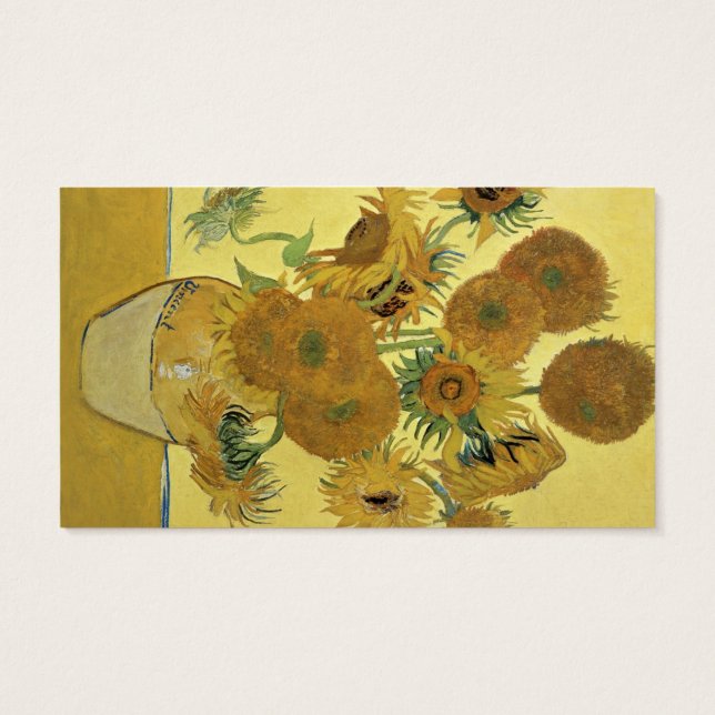 Vincent van Gogh | Sunflowers, 1888 (Back)