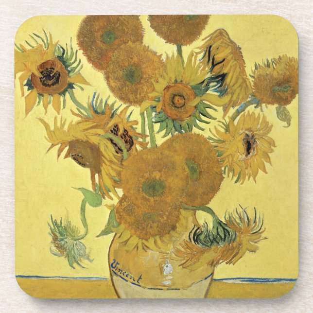 Vincent van Gogh | Sunflowers, 1888 Coaster (Front)