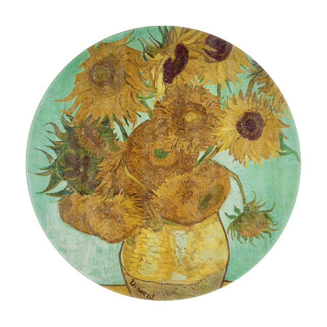 Vincent van Gogh | Sunflowers, 1888 Cutting Board (Front)