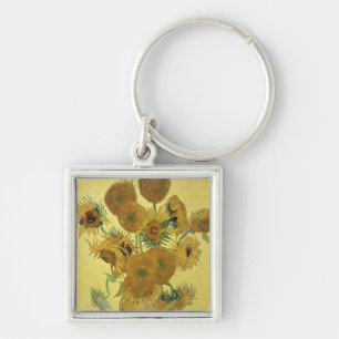 Vincent van Gogh Sunflowers, 1888 Key Ring