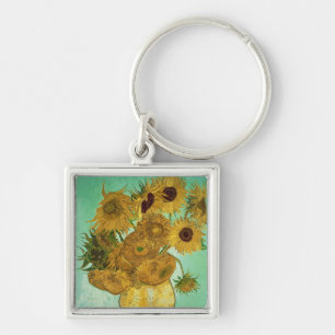 Vincent van Gogh Sunflowers, 1888 Key Ring
