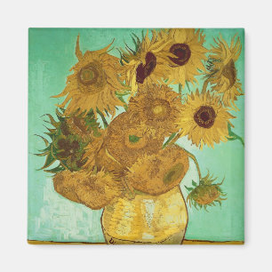 Vincent van Gogh   Sunflowers, 1888 Magnet