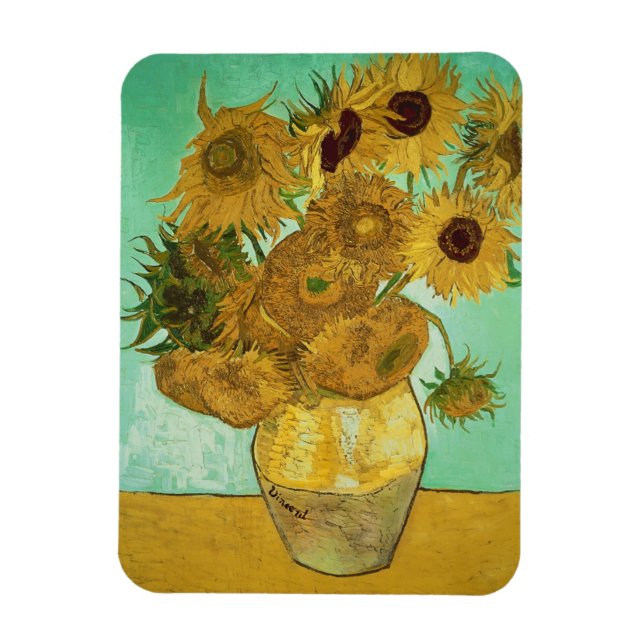 Vincent van Gogh | Sunflowers, 1888 Magnet (Vertical)