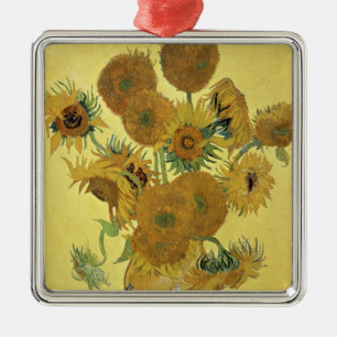 Vincent van Gogh Sunflowers, 1888 Metal Tree Decoration