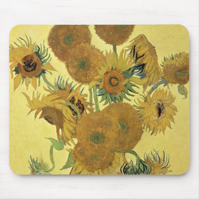 Vincent van Gogh | Sunflowers, 1888 Mouse Pad (Front)