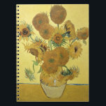 Vincent van Gogh | Sunflowers, 1888 Notebook<br><div class="desc">Image Collection Number:  BAL970  Sunflowers,  1888 (oil on canvas). Gogh,  Vincent van (1853-90) oil on canvas. National Gallery,  London,  UK .  1888</div>