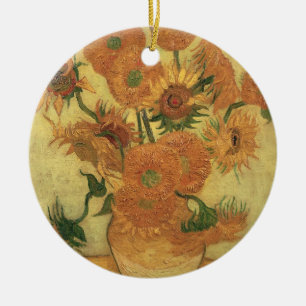 Vincent van Gogh Sunflowers, 1889 Ceramic Tree Decoration