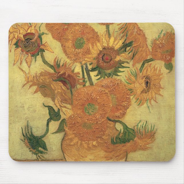 Vincent van Gogh | Sunflowers, 1889 Mouse Pad (Front)