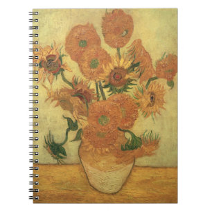 Vincent van Gogh Sunflowers, 1889 Notebook