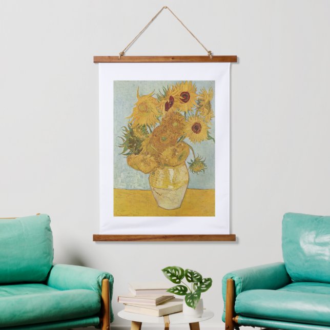 Vincent Van Gogh - Sunflowers, 3rd Version Hanging Tapestry (Living Room)