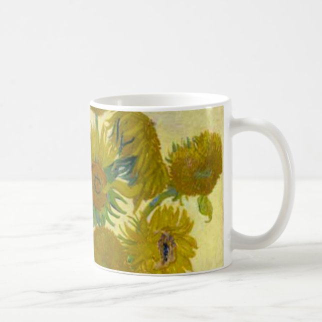 Vincent Van Gogh Sunflowers Coffee Mug (Right)