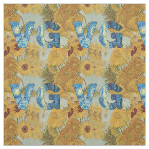Vincent Van Gogh Sunflowers Fabrics Fabric