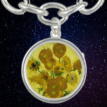 Vincent Van Gogh Sunflowers Fine Art Bracelet<br><div class="desc">Vincent Van Gogh Sunflowers Fine Art Bracelet</div>