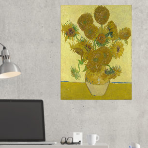 Vincent Van Gogh - Sunflowers, Fourth Version Foil Prints