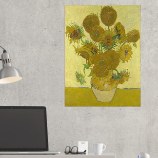Vincent Van Gogh - Sunflowers, Fourth Version Foil Prints