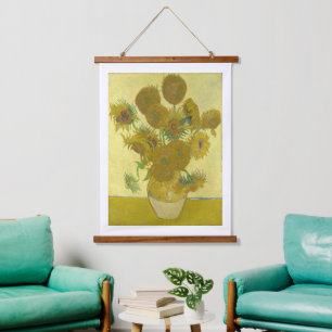 Vincent Van Gogh - Sunflowers, Fourth Version Hanging Tapestry