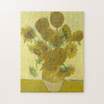Vincent Van Gogh - Sunflowers, Fourth Version Jigsaw Puzzle<br><div class="desc">Vincent Van Gogh - Sunflowers,  Sonnenblumen,  Fourth Version,  1888.</div>