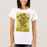 Vincent Van Gogh - Sunflowers, Fourth Version T-Shirt<br><div class="desc">Vincent Van Gogh - Sunflowers,  Sonnenblumen,  Fourth Version,  1888.</div>