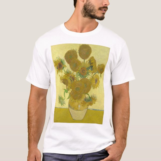 Vincent Van Gogh - Sunflowers, Fourth Version T-Shirt (Front)