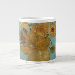 Vincent Van Gogh - Sunflowers Large Coffee Mug