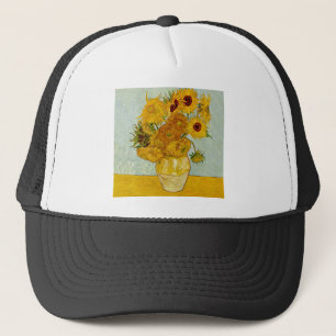Vincent Van Gogh Sunflowers Trucker Hat