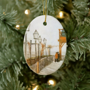 Vincent van Gogh - Terrace and Observation Deck Ceramic Tree Decoration