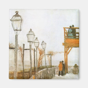 Vincent van Gogh - Terrace and Observation Deck Magnet