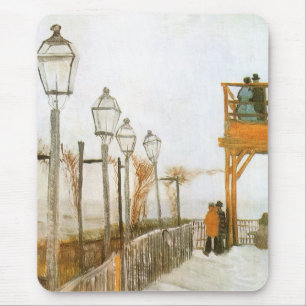 Vincent van Gogh - Terrace and Observation Deck Mouse Pad