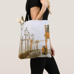 Vincent van Gogh - Terrace and Observation Deck Tote Bag