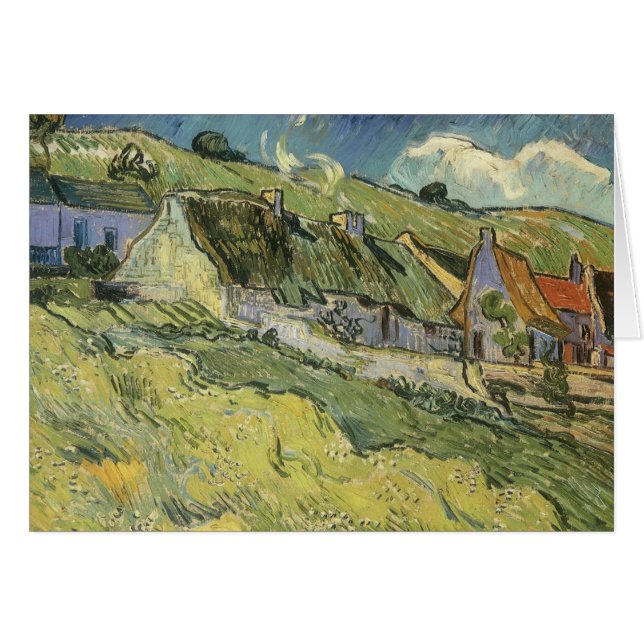 Vincent van Gogh - Thatched Cottages (Front Horizontal)