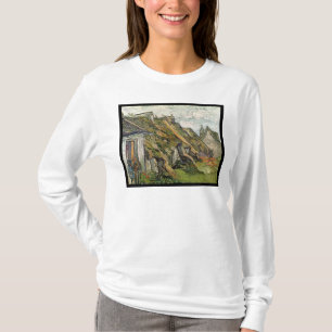Vincent van Gogh Thatched Cottages in Chaponval T-Shirt