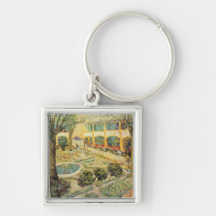 Vincent van Gogh The Asylum Garden at Arles Key Ring