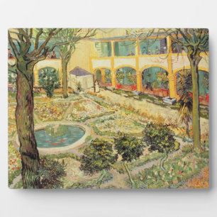 Vincent van Gogh The Asylum Garden at Arles Plaque