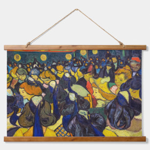 Vincent van Gogh - The ballroom at Arles Hanging Tapestry