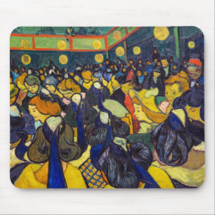 Vincent van Gogh - The ballroom at Arles Mouse Pad
