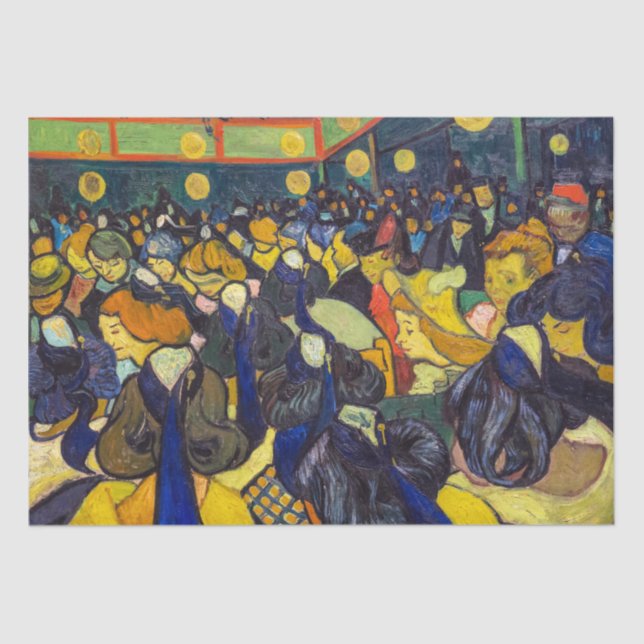 Vincent van Gogh - The ballroom at Arles Tissue Paper (Front)