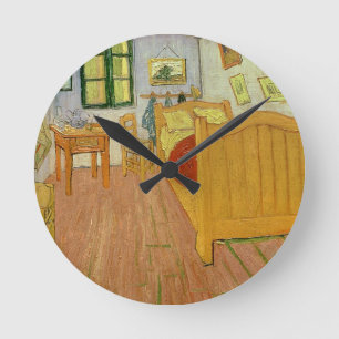 Vincent van Gogh The Bedroom, 1888 Round Clock