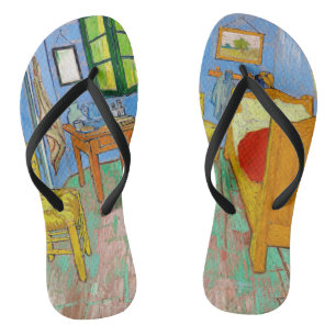 Vincent Van Gogh The Bedroom in Arles Thongs