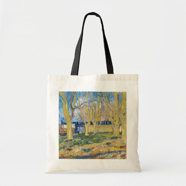 Vincent van Gogh - The Blue Train Tote Bag (Front)