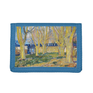 Vincent van Gogh - The Blue Train Trifold Wallet