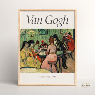 Vincent van Gogh The Brothel Art Print Vintage