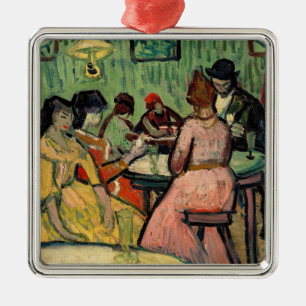 Vincent van Gogh - The Brothel Metal Ornament