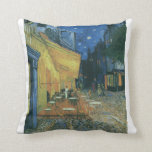 Vincent Van Gogh - The Cafe Terrace at Night Cushion<br><div class="desc">Vincent Van Gogh - The Cafe Terrace at Night</div>