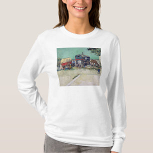 Vincent van Gogh The Caravans, Gypsy Encampment T-Shirt