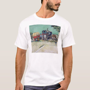 Vincent van Gogh   The Caravans, Gypsy Encampment T-Shirt
